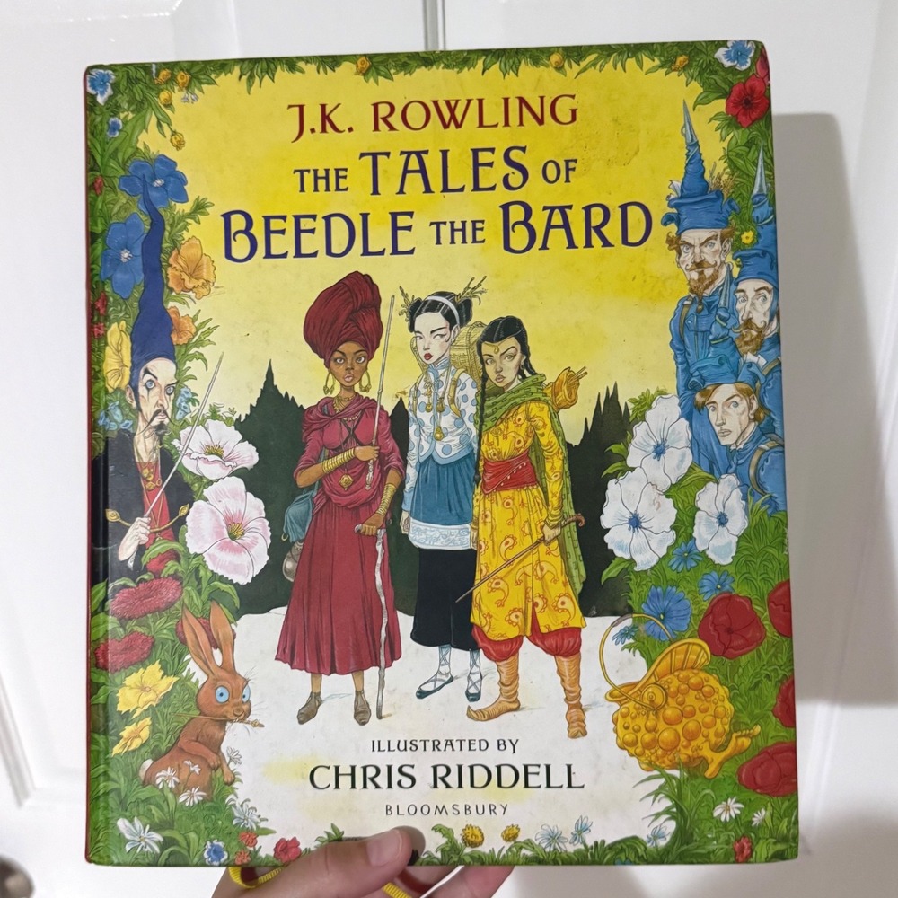 The Tales of Beedle the Bard JK Rowling Chris Riddell Illustrated Hardcover